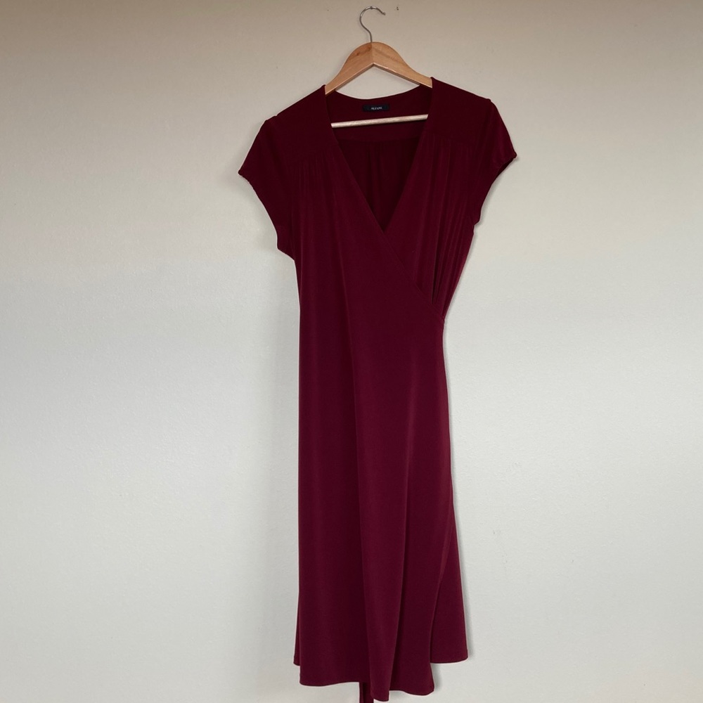 ALFANI Burgundy - Wrap dress (M)